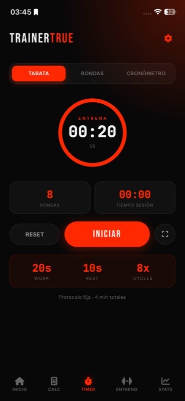 TrainerTrue — Timer